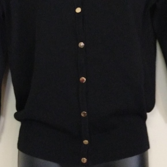 Catherine Malandrino Eyelash Lace Sleeve Cardigan - Picture 6 of 6